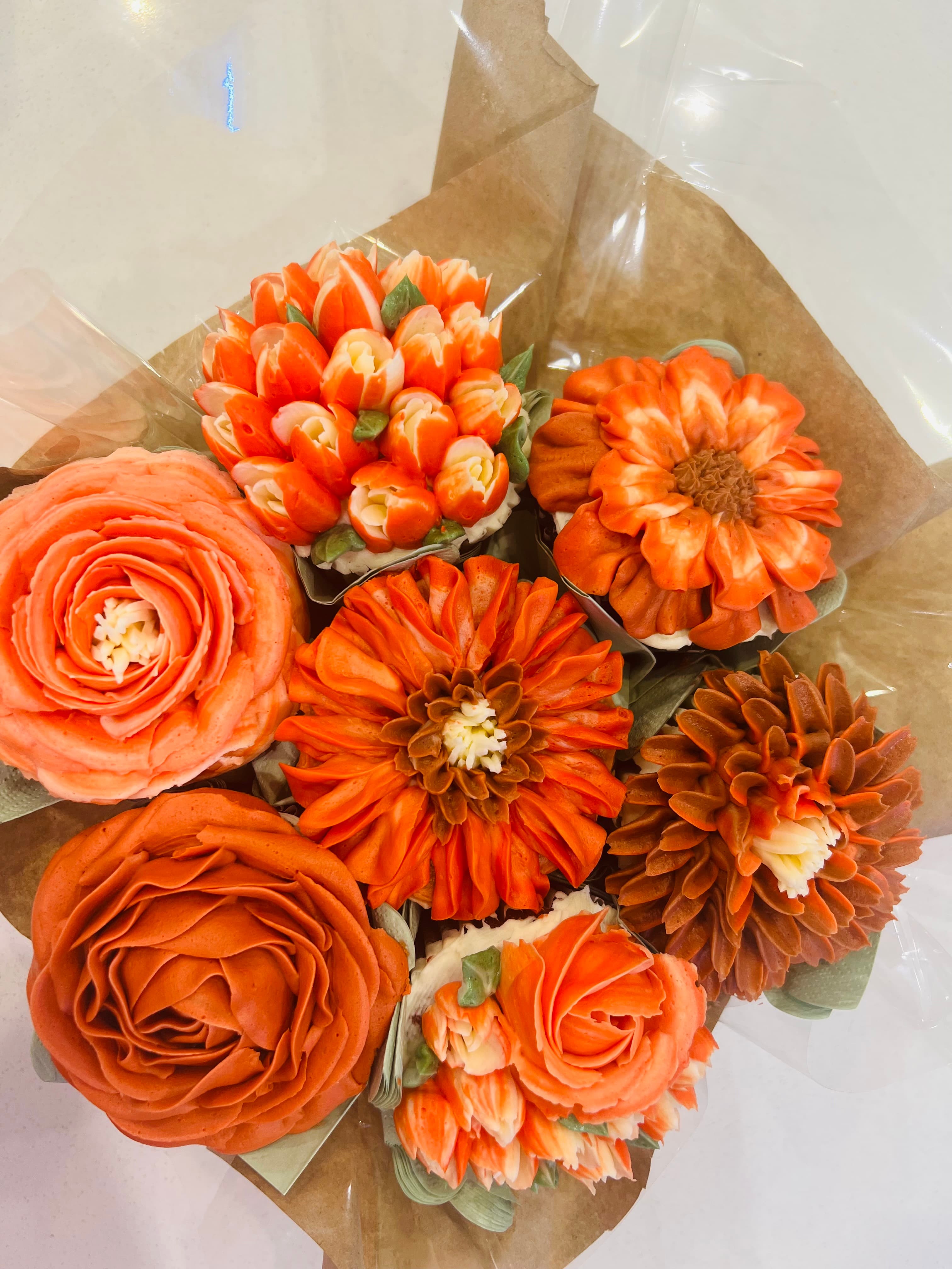 Mini Bouquet -7 cupcakes 